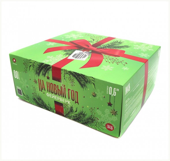 Салют фейерверк 80 залпов 0.6&quot; на новый год