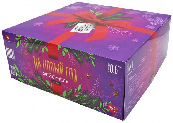Салют фейерверк 100 залпов 0.6&quot; на новый год