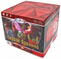 Батарея салютов МБ122 2/1 Сердце дракона