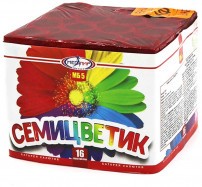 Батарея салютов МБ5 48/1 Семицветик