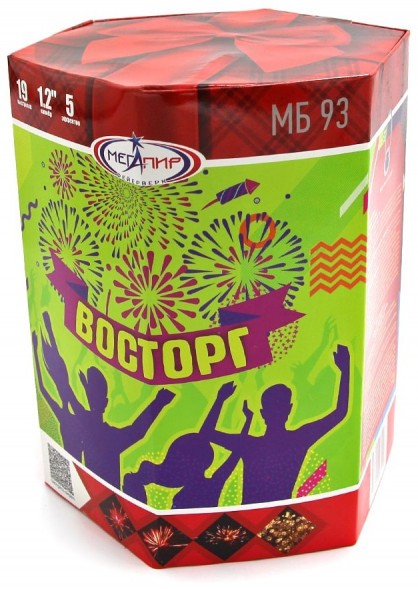 Батарея салютов МБ93 6/1 Восторг - НОВЫЙ ДИЗАЙН МБ93 в Москве 