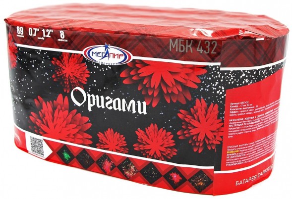 Батарея салютов МБК432 4/1 Оригами МБК432 в Москве 