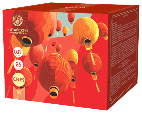 Батарея салютов 25 залпов 0.8&quot; CN22 (CН22)