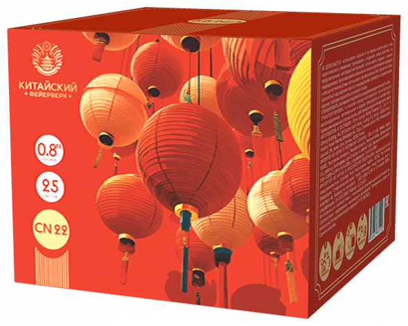 Батарея салютов 25 залпов 0.8&quot; CN22 (CН22)